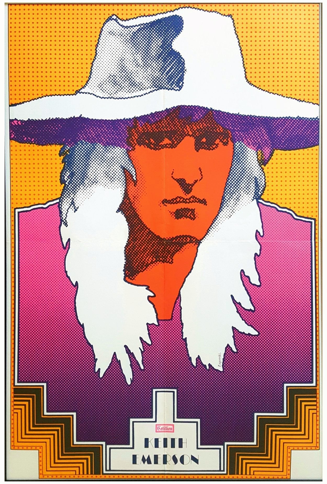 ◭●＿Emerson, Lake & Palmer Promotion Poster Set[3] 1971 / Stanislaw Zagorski