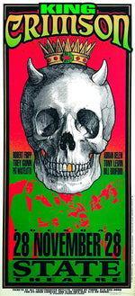 ◭☽＿King Crimson Concert Poster 1995 / Mark Arminski