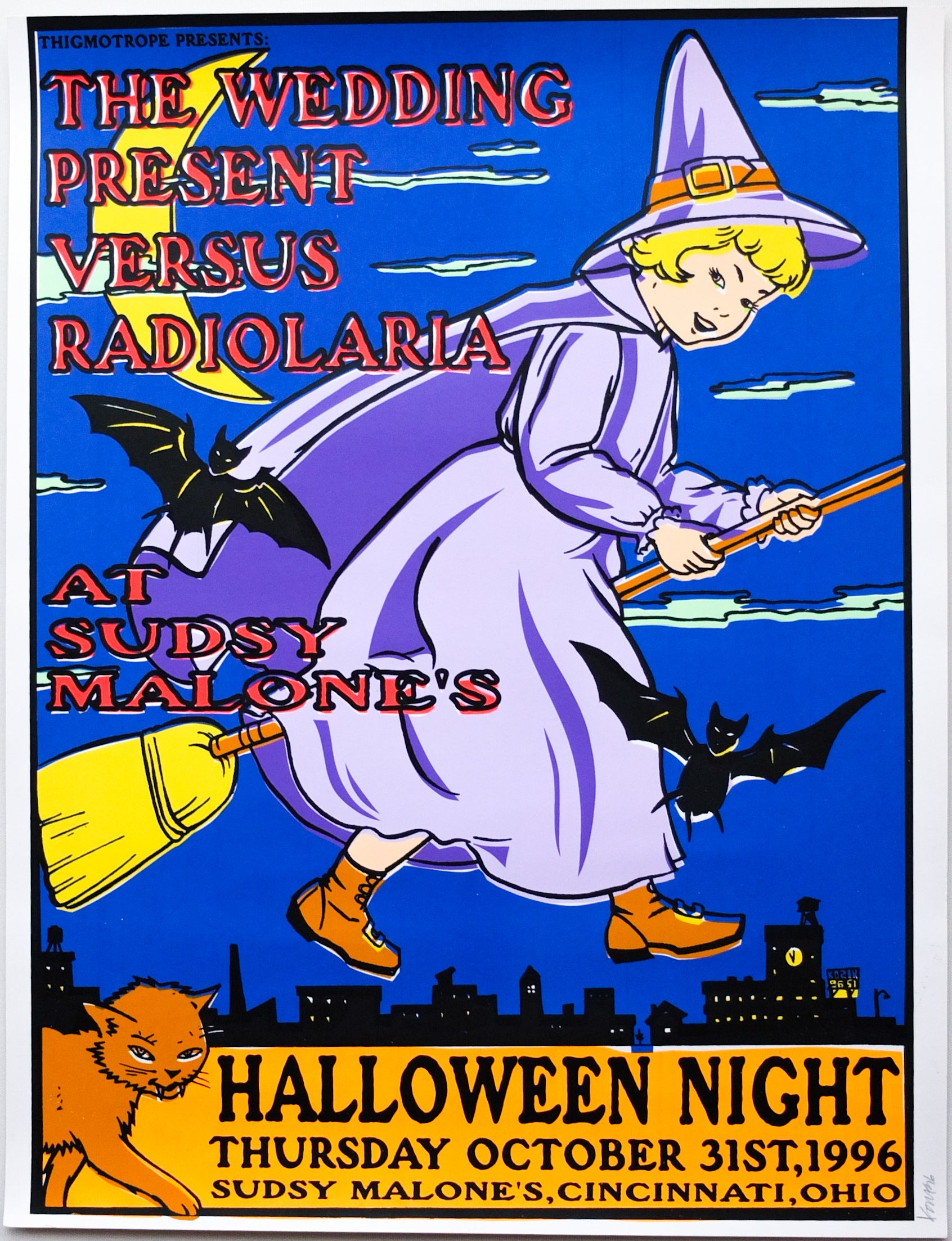 ◭☽＿Wedding Halloween Nights Poster / Frank Kozik