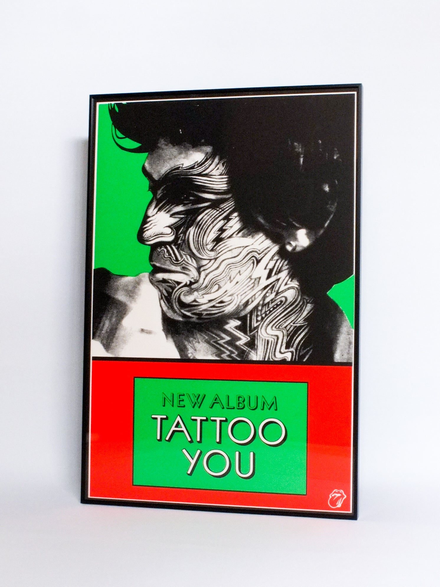 ◭●＿Rolling Stones Tattoo You Promotion Poster 1981 / Peter Corriston