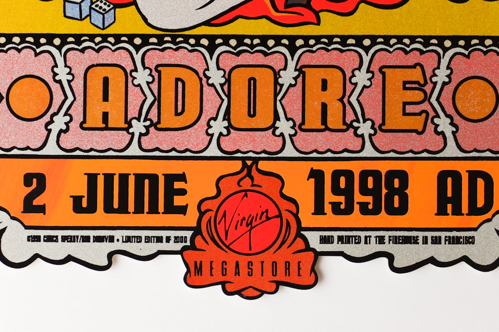 ◭☽＿Smashing Pumpkins Adore Promotion Poster 1998 / Chuck Sperry