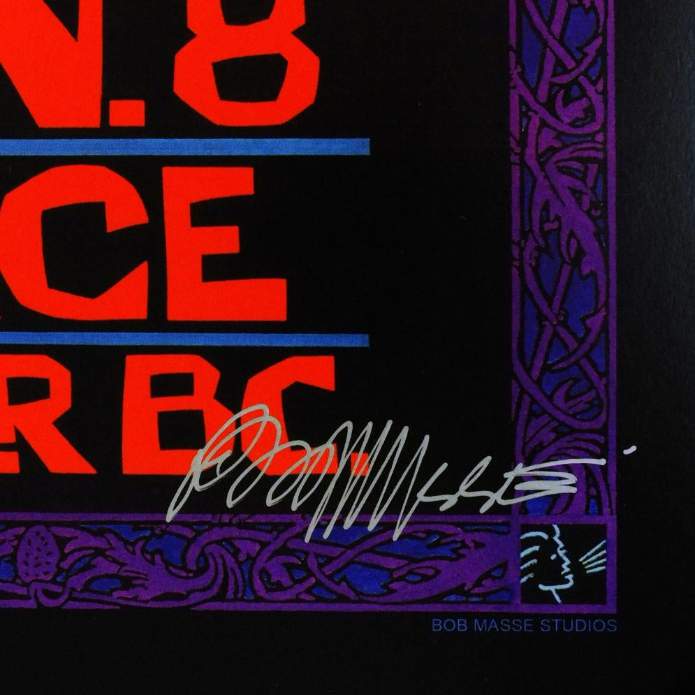 ◭☽＿Smashing Pumpkins Concert Poster Vancouver 1996 / Bob Masse