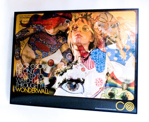 ◭●＿Wonderwall Movie Promotion Poster 1968 / Jane Birkin, George Harrison